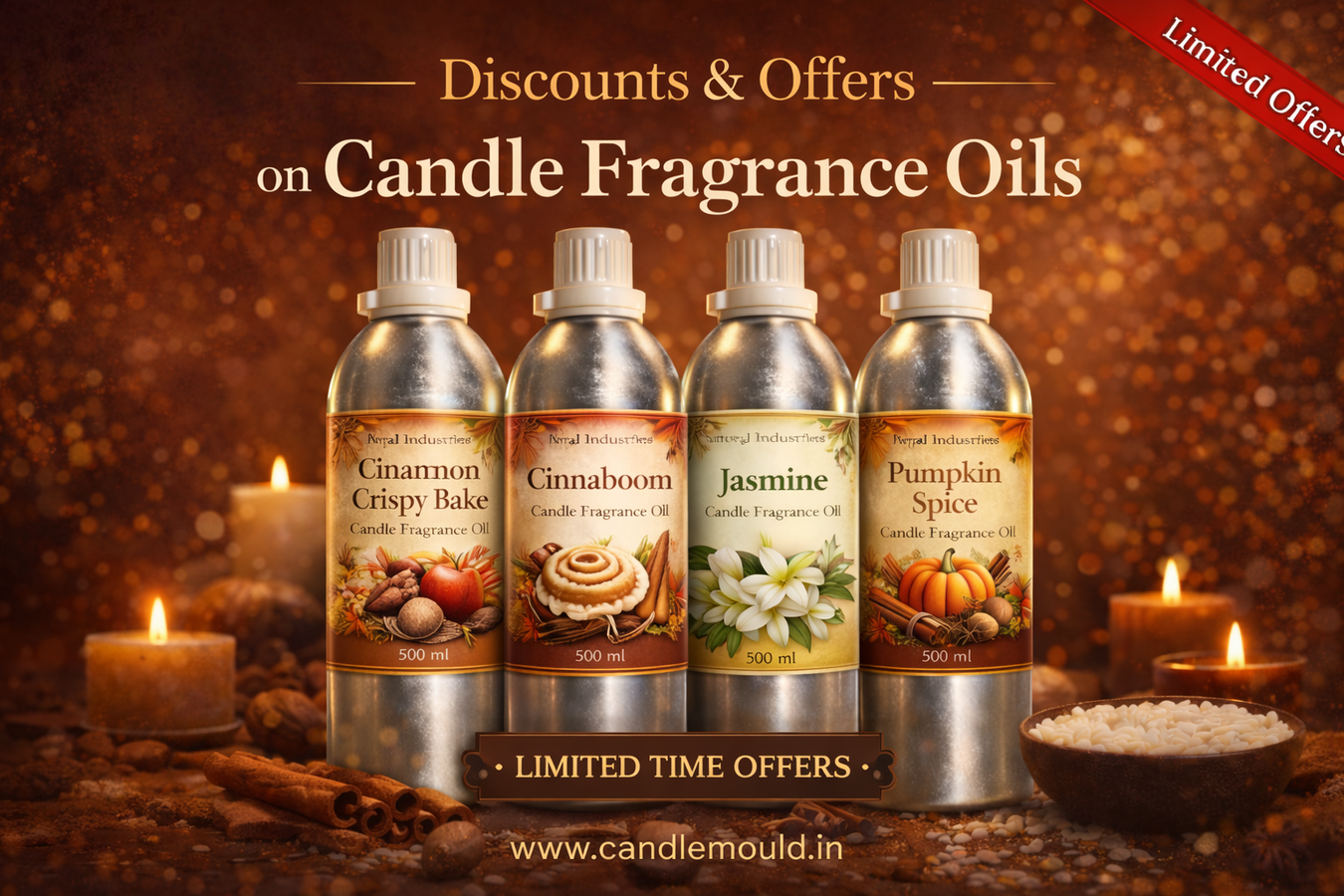 Premium Fragrance Oil Limited Time Offer 500 ml