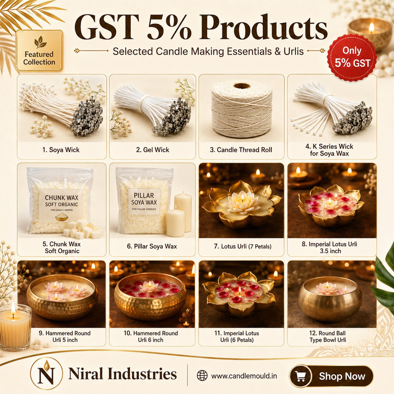 GST 5% Products