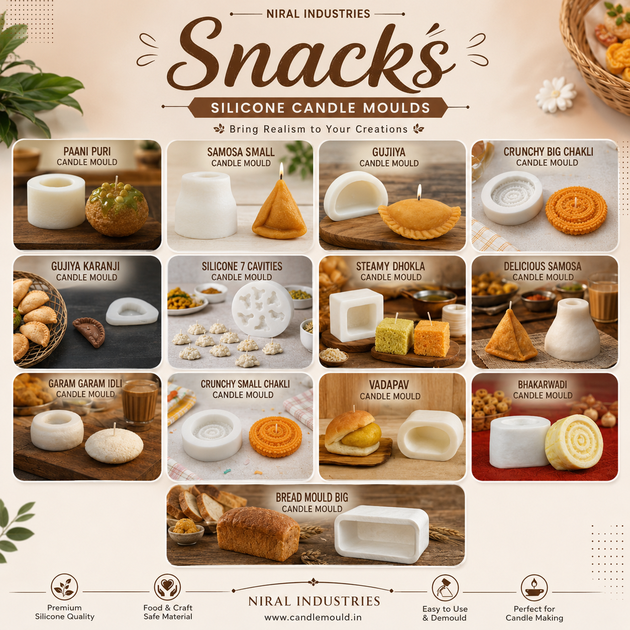 Snacks Mould Social