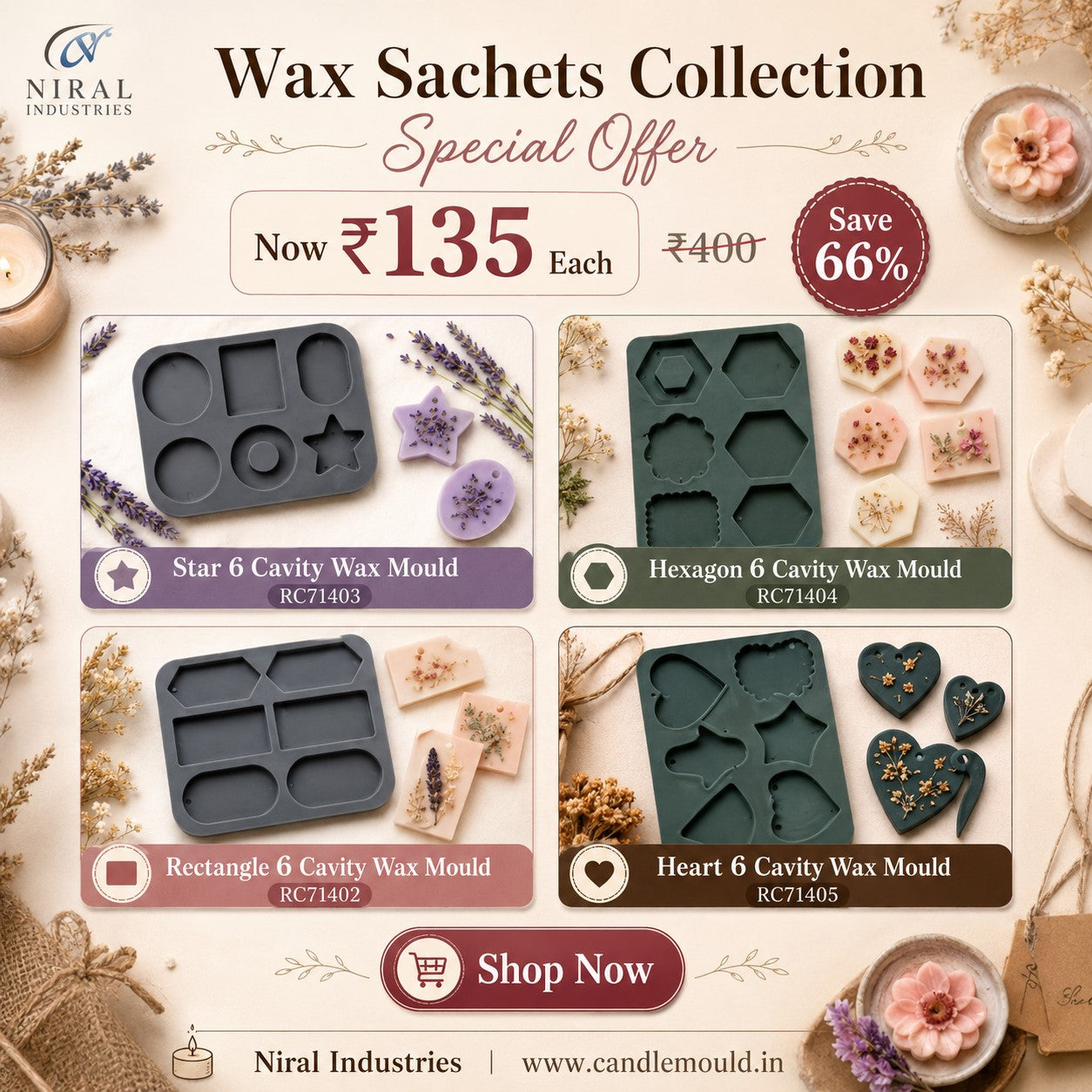 Wax Sachets