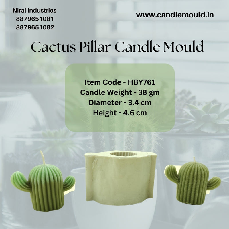 Desert Bloom Silicone Candle Mold HBY761, Niral industries