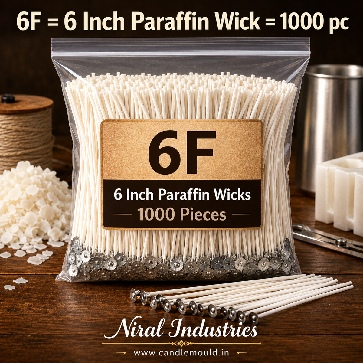 F Series Wick For Paraffin Wax Niral industries