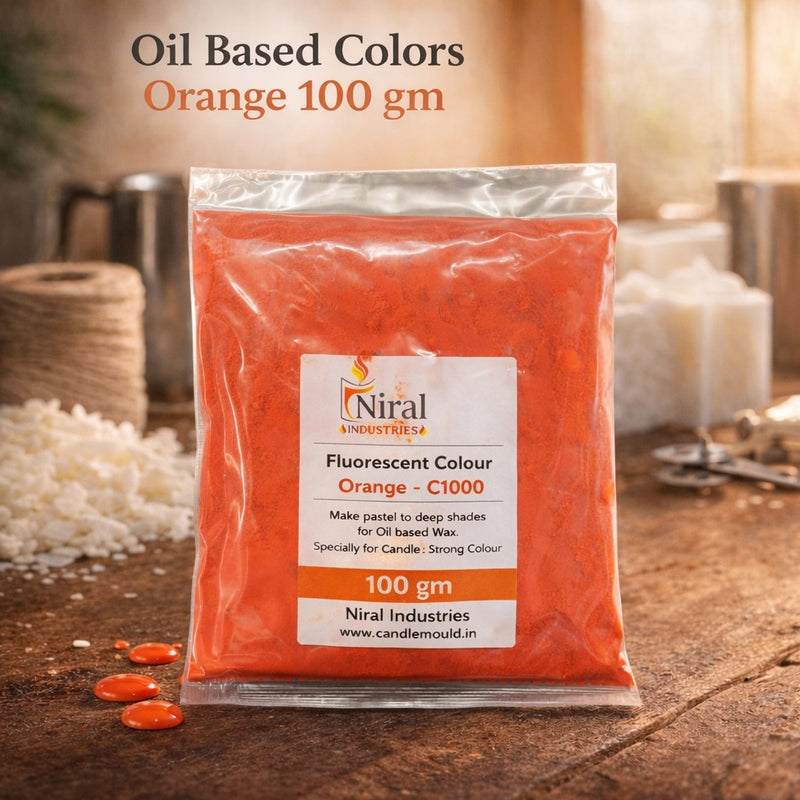 Orange Oil Soluble Candle Colour, Niral Industries