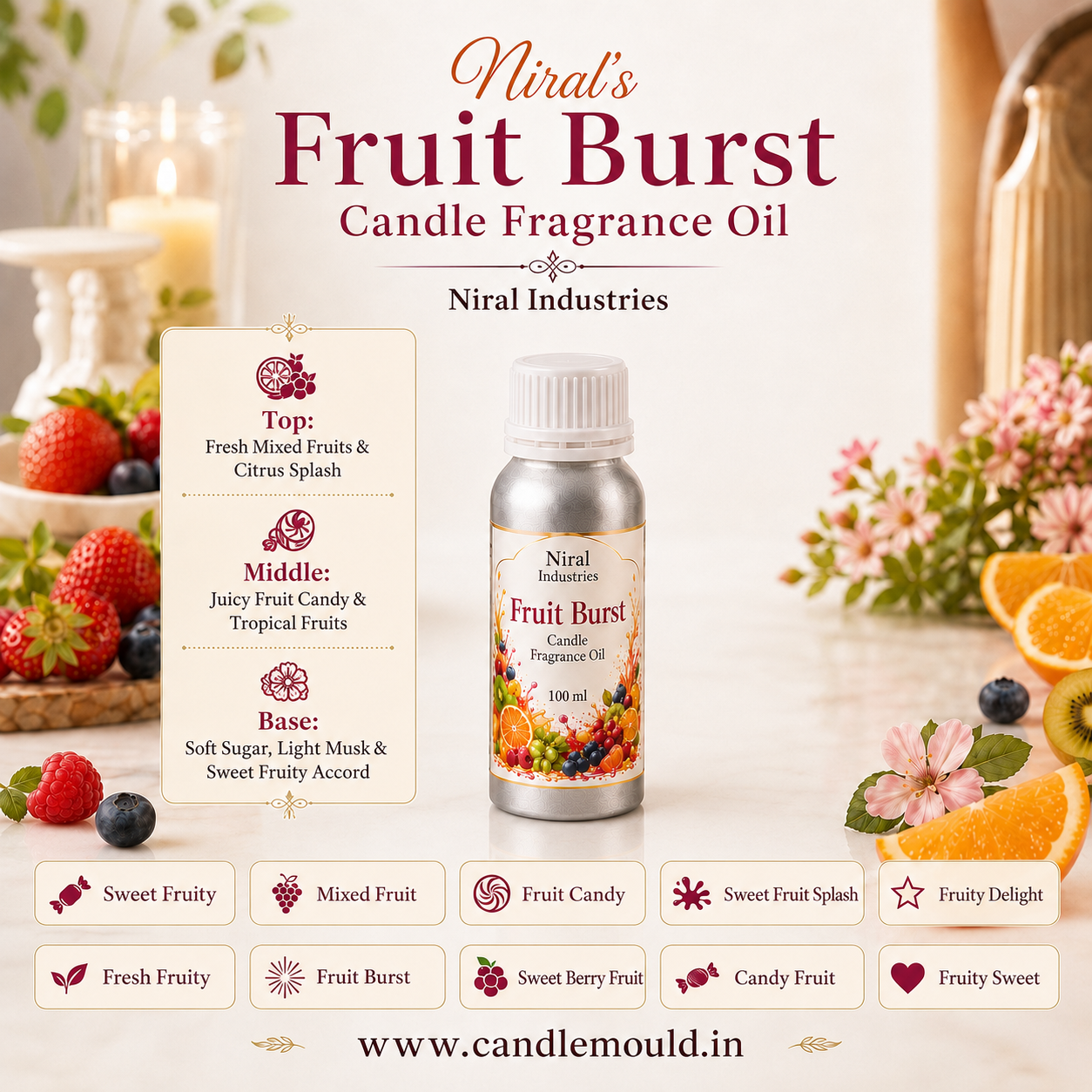 New Candle Perfume Fragrance Offer Collection Niral Industries