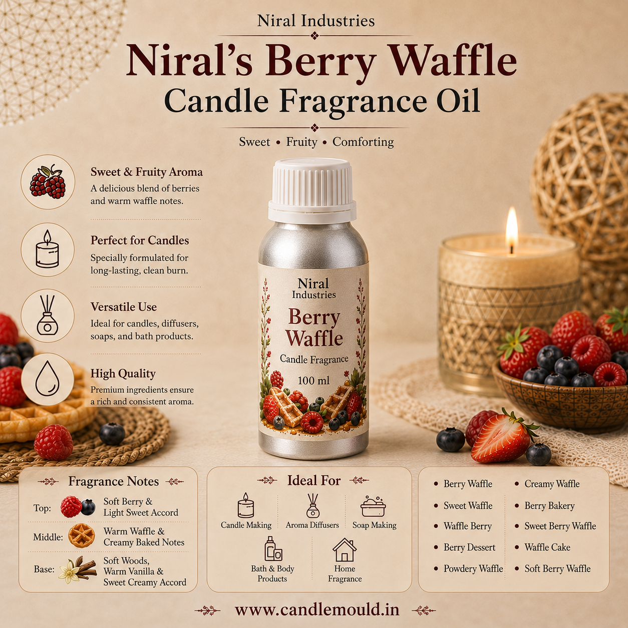 New Candle Perfume Fragrance Offer Collection Niral Industries