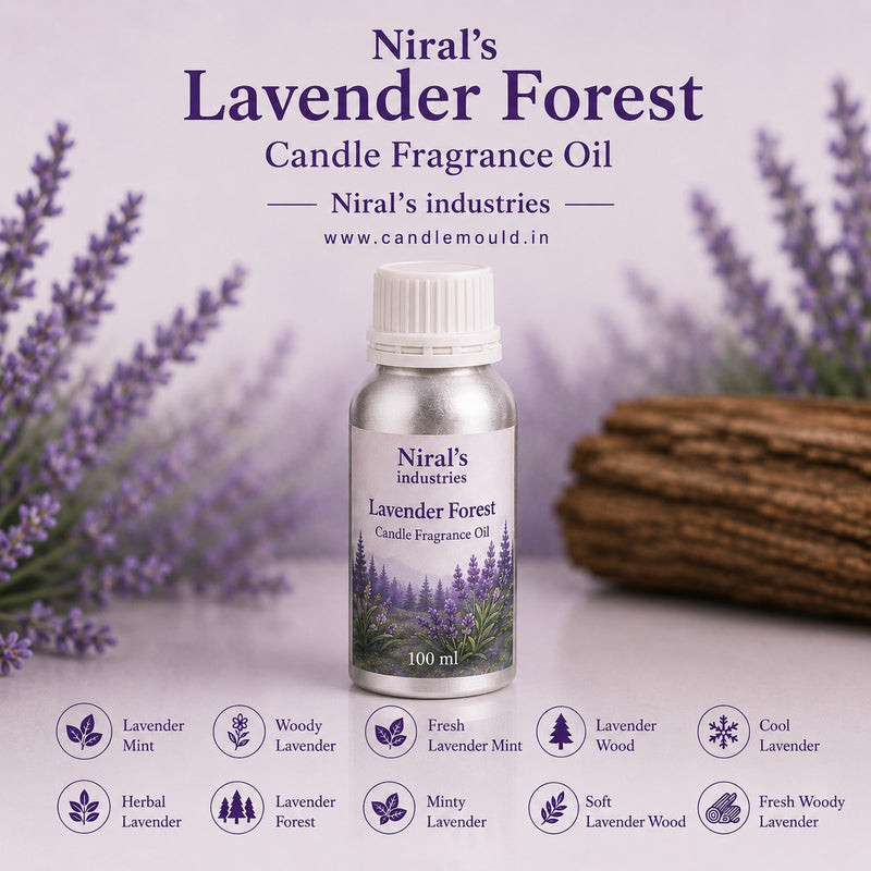 Lavender Forest Candle Fragrance Oil Niral industries