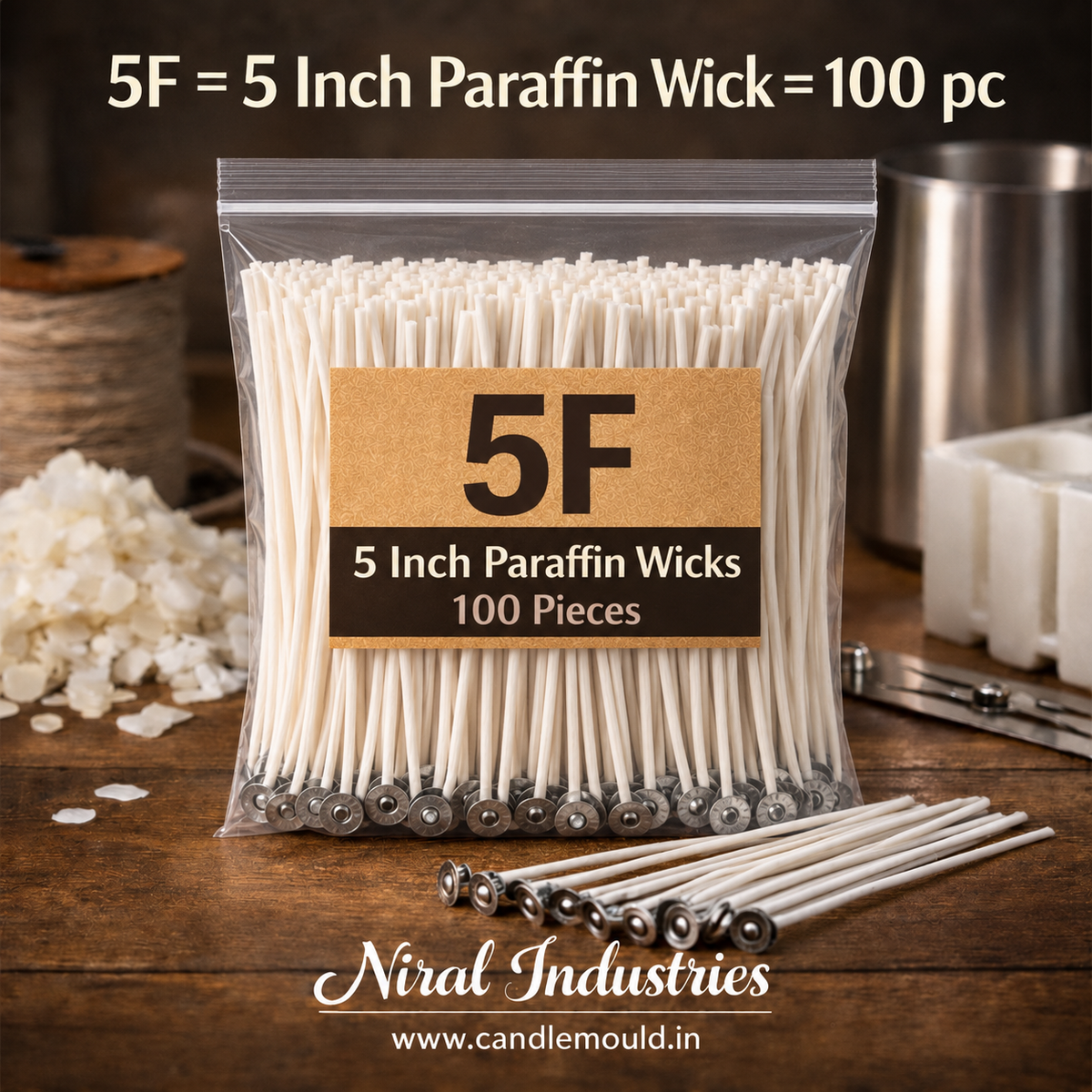 F Series Wick For Paraffin Wax Niral industries