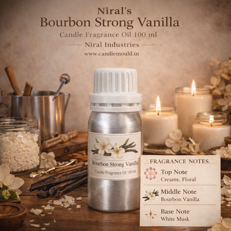 Niral’s Bourbon Strong Vanilla Candle Fragrance Oil