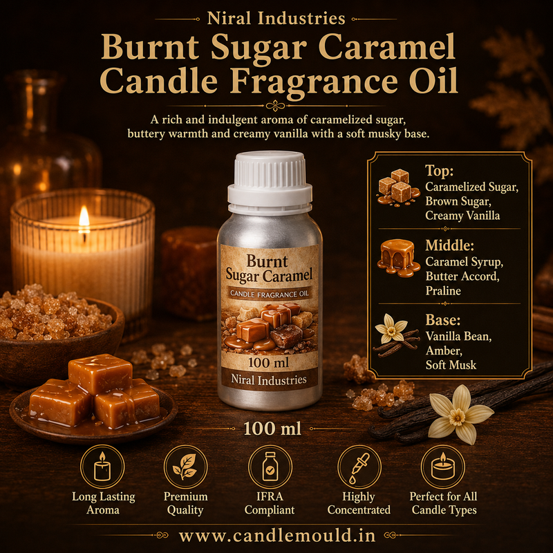 Burnt Sugar Caramel Candle Fragrance Oil Niral Industries