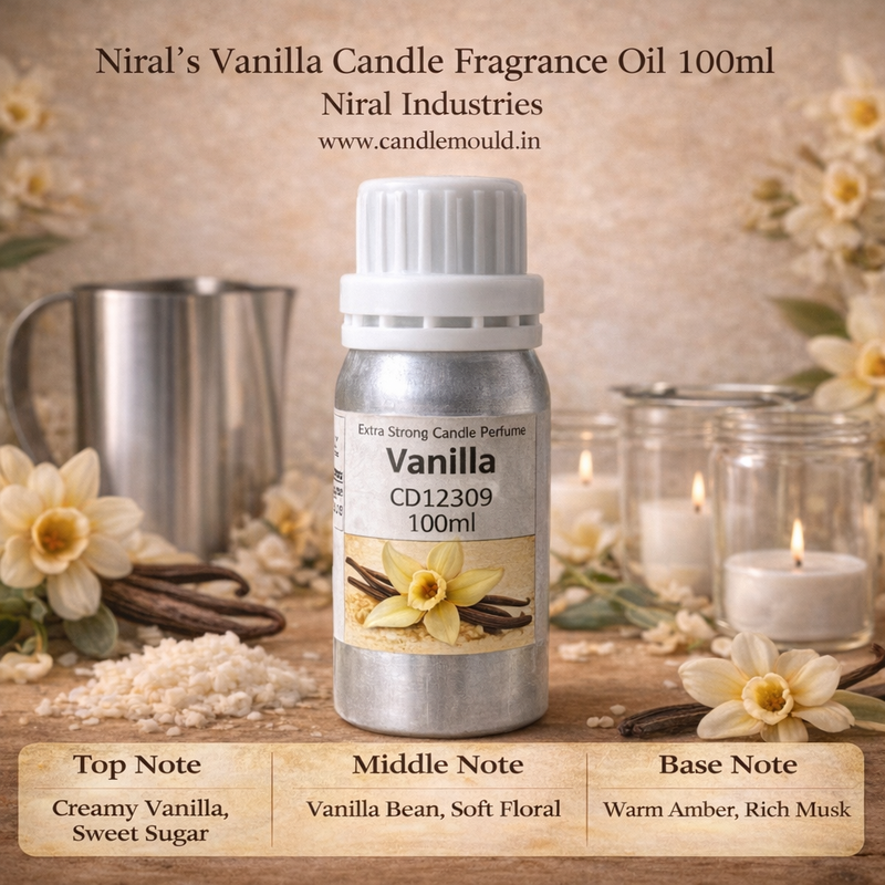 Niral’s Vanilla Candle Fragrance Oil