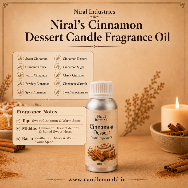 Cinnamon Dessert Candle Fragrance Oil  Niral Industries