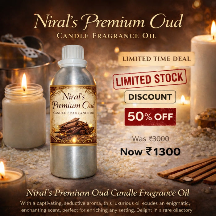 Niral’s Premium Oud Candle Fragrance Oil