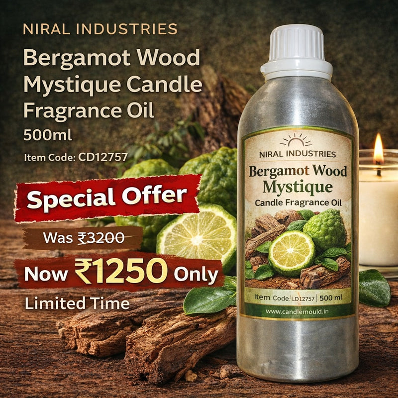 Bergamot Wood Mystique Candle Fragrance Oil 500ml