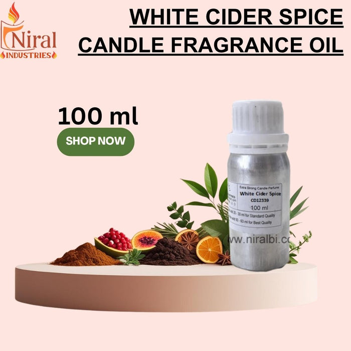 Niral’s White Cider Spice Candle Fragrance Oil
