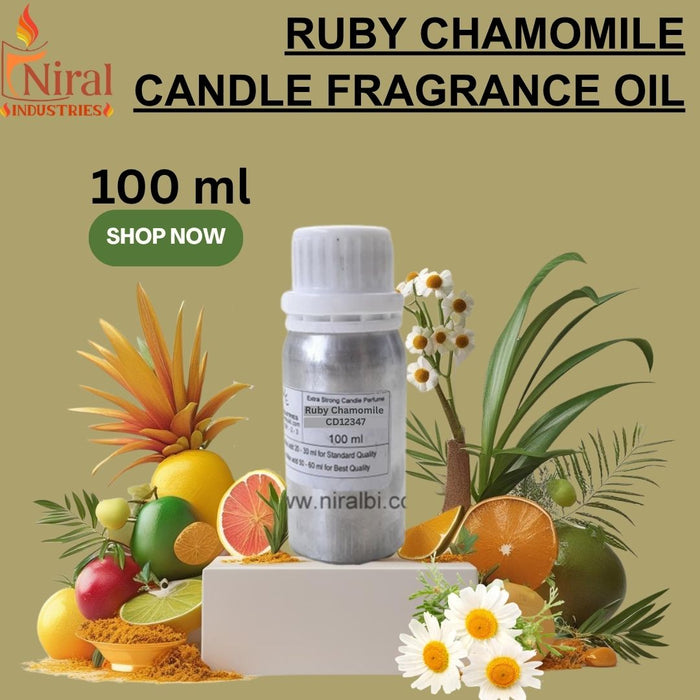 Niral’s Ruby Chamomile Candle Fragrance Oil (New)