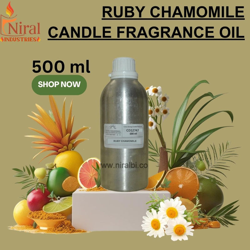 Niral’s Ruby Chamomile Candle Fragrance Oil (New)