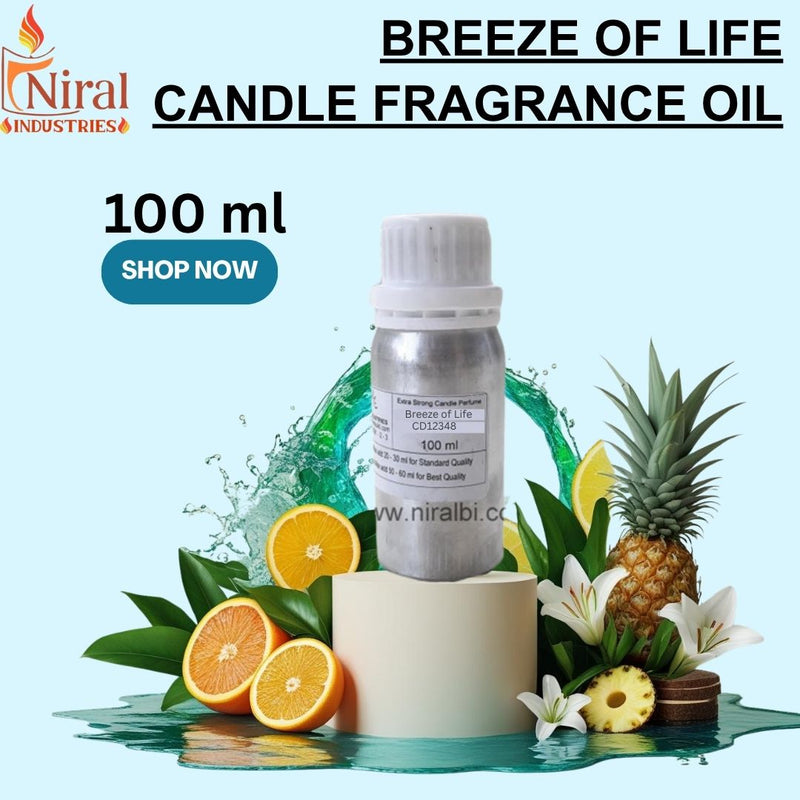 Niral’s industries Breeze of Life Candle Fragrance Oil (New)