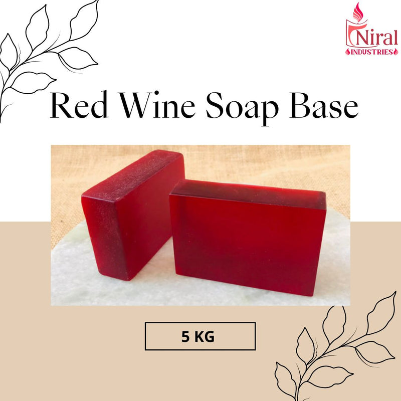 Niral's New Red Wine Soap Base