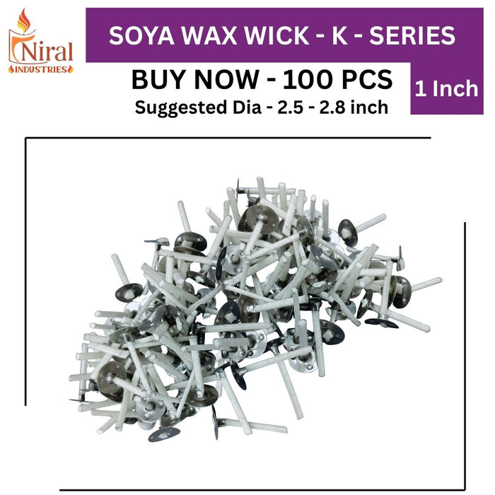 1 Inch Wick - 1K - Soya Wax, Niral Industries