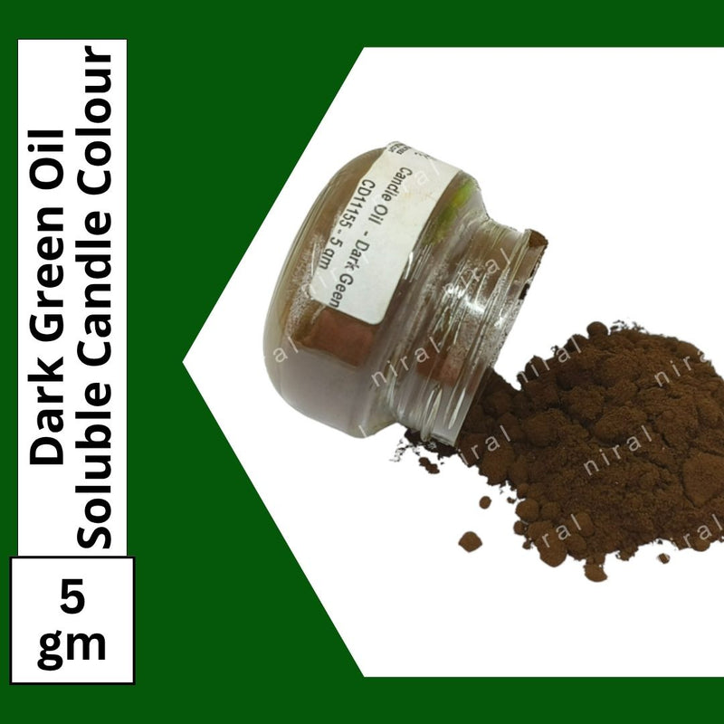 Dark Green Oil Soluble Candle Colour, Niral Industries
