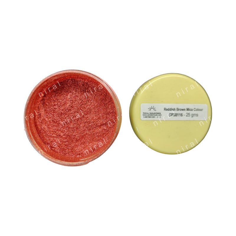 Reddish Brown Mica Colour Candle, Soap, Resin Craft Niral Industries
