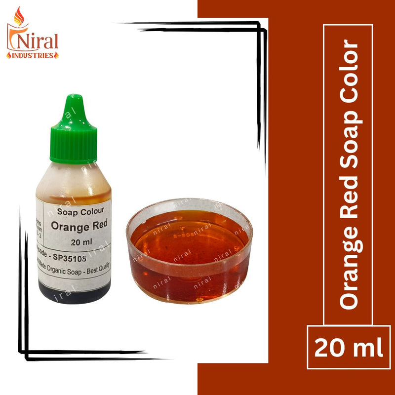Niral's Orange Red Soap Colour