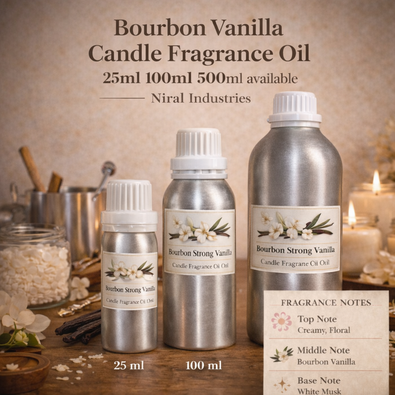 Niral’s Bourbon Strong Vanilla Candle Fragrance Oil