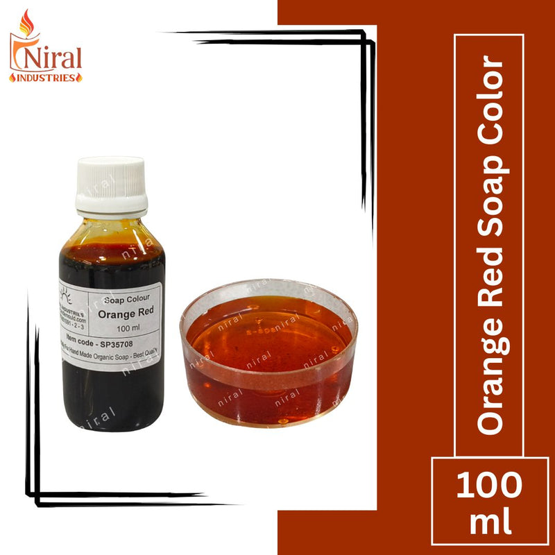 Niral's Orange Red Soap Colour