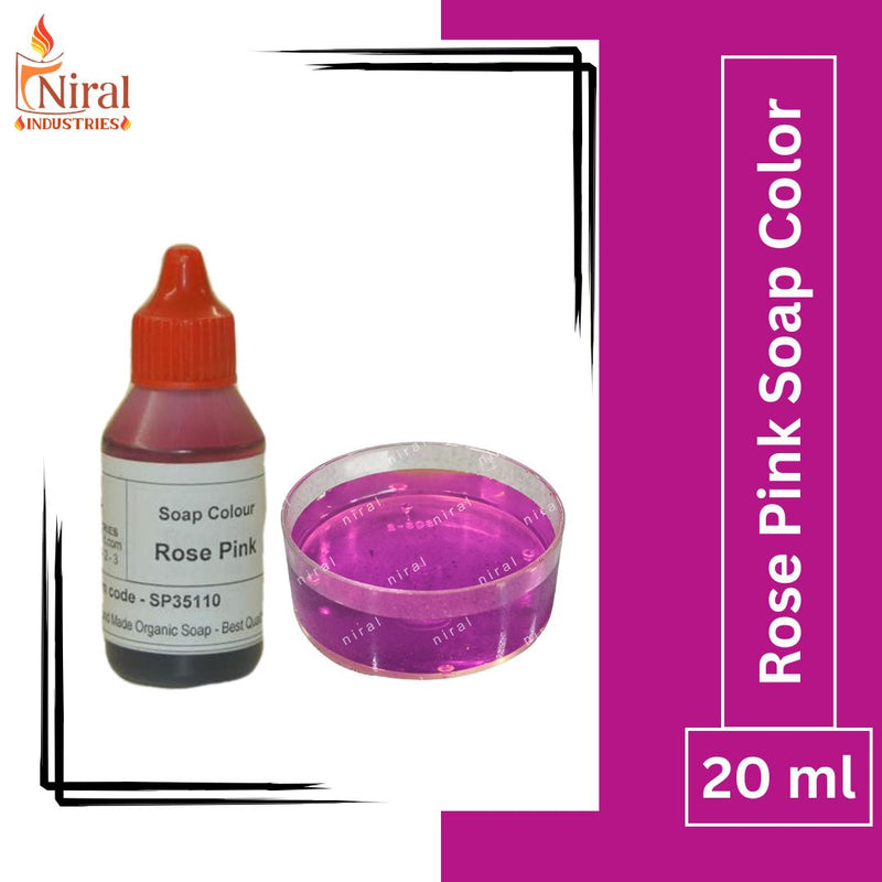 Niral's Rose Pink Soap Colour