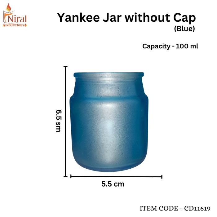Yankee Jar without Cap (Blue) - 100 ml