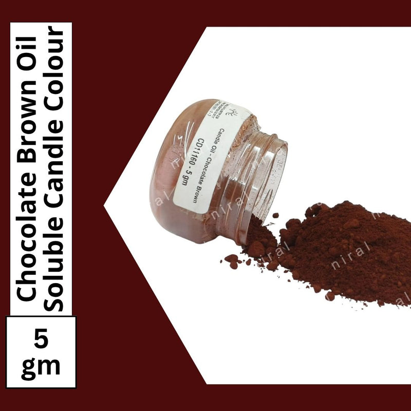 Chocolate Brown Oil Soluble Candle Colour, Niral Industries