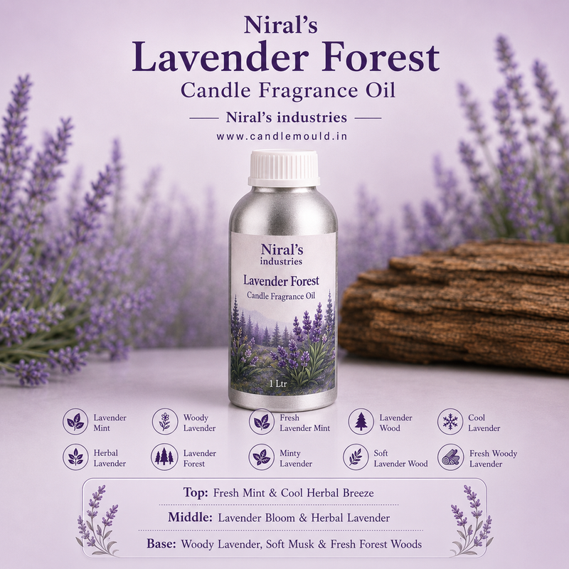 Lavender Forest Candle Fragrance Oil Niral industries