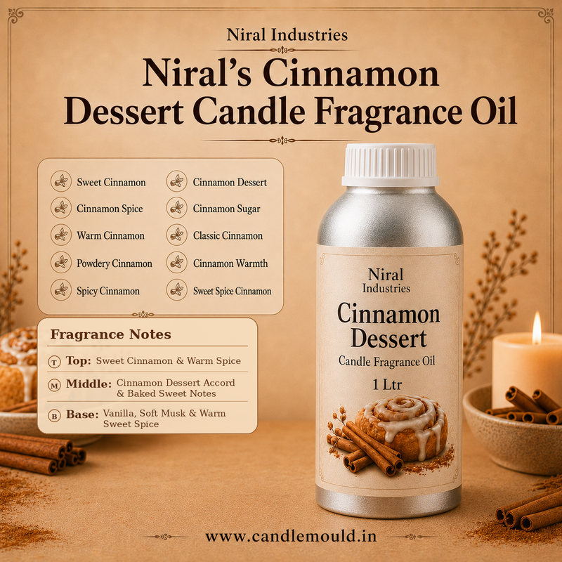 Cinnamon Dessert Candle Fragrance Oil  Niral Industries