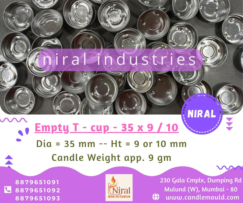 Niral's Empty T - Cup 35 x 10mm