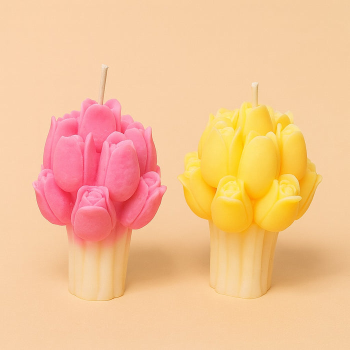 Tulip Bouquet Candle Mould -HBY1035 Niral Indutries