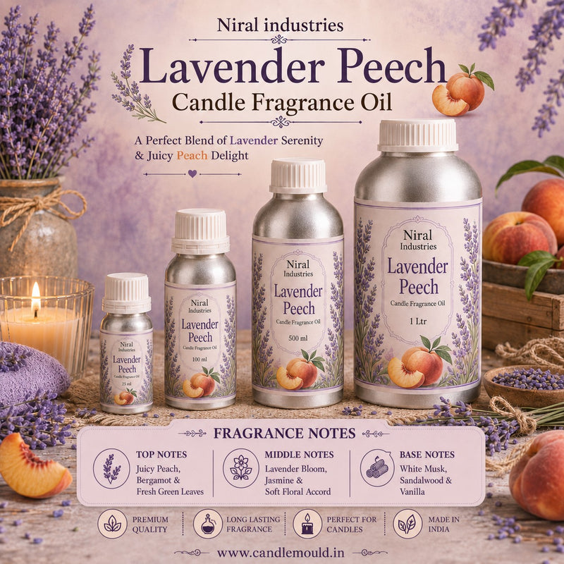Lavender Peech Candle Fragrance Oil Niral industries