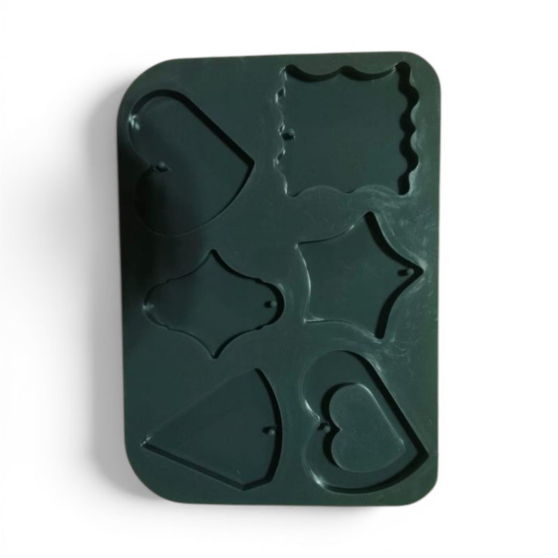 Heart 6 Cavity Wax Mould - RC71405 Niral Industries