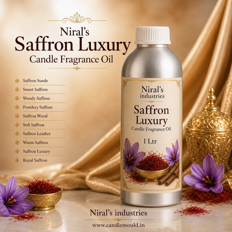 Saffron Luxury Candle Fragrance Oil Niral Industries