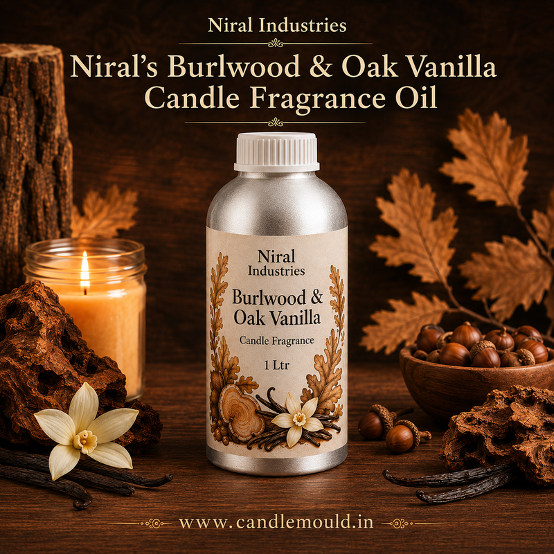 Burlwood & Oak Vanilla Candle Fragrance Oil Niral Industries