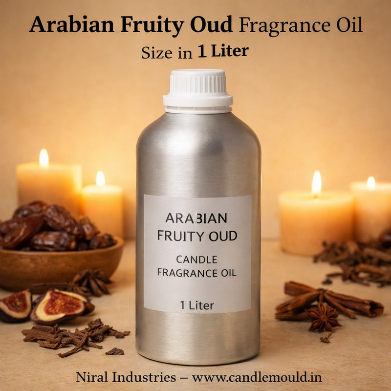 Arabian Fruity Oud Candle Fragrance Oil Niral Industries