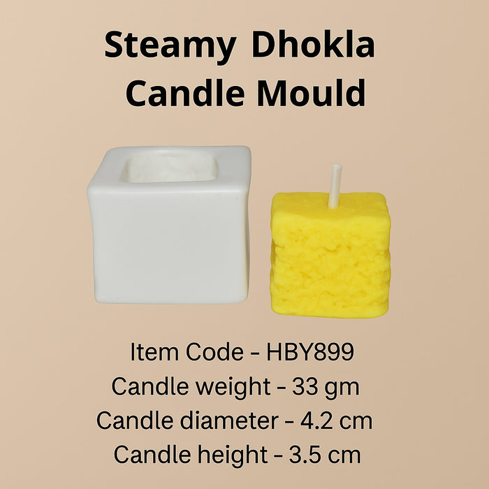 Steamy Dhokla Silicone Candle Mould HBY899, Niral Industries