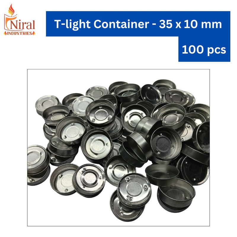 Box of 12000 Empty T - Cup 35 x 10 mm Bulk Buy