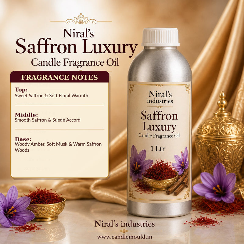 Saffron Luxury Candle Fragrance Oil Niral Industries
