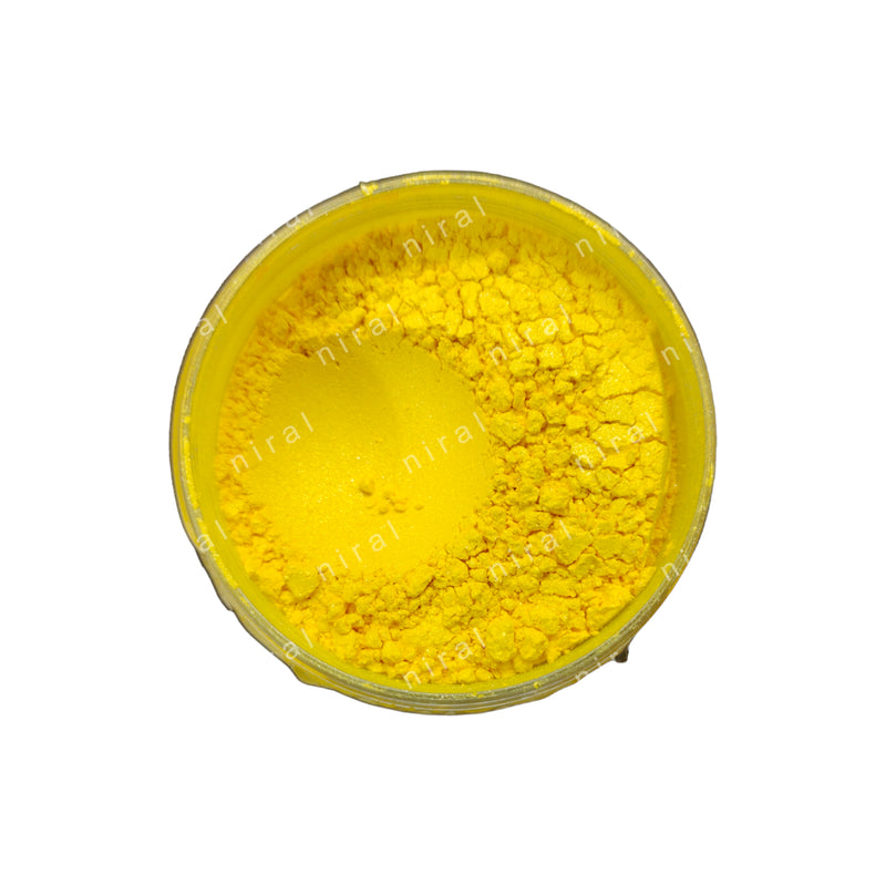Chrome Yellow Mica Colour, Candle, Soap, Resin Craft Niral Industries.