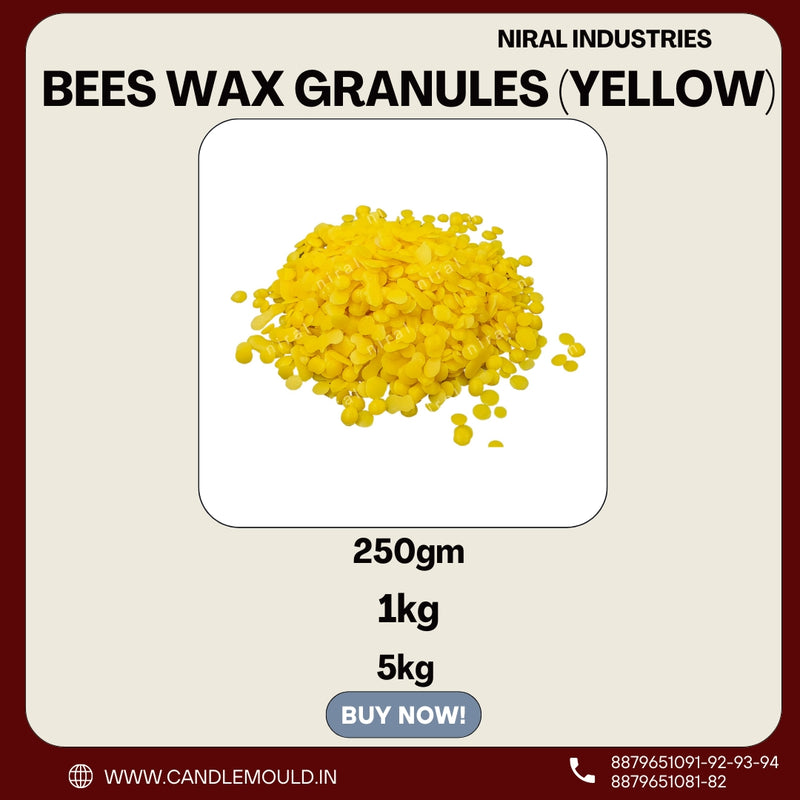 Niral's Bees Wax Granules (Yellow)