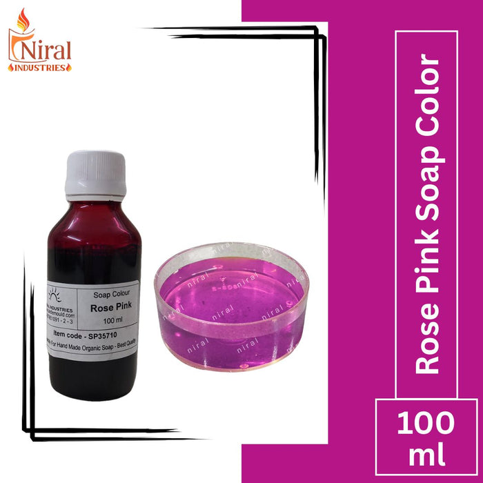 Niral's Rose Pink Soap Colour
