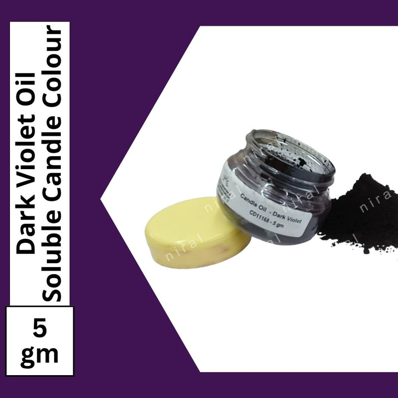 Dark Violet Oil Soluble Candle Colour, Niral Industries