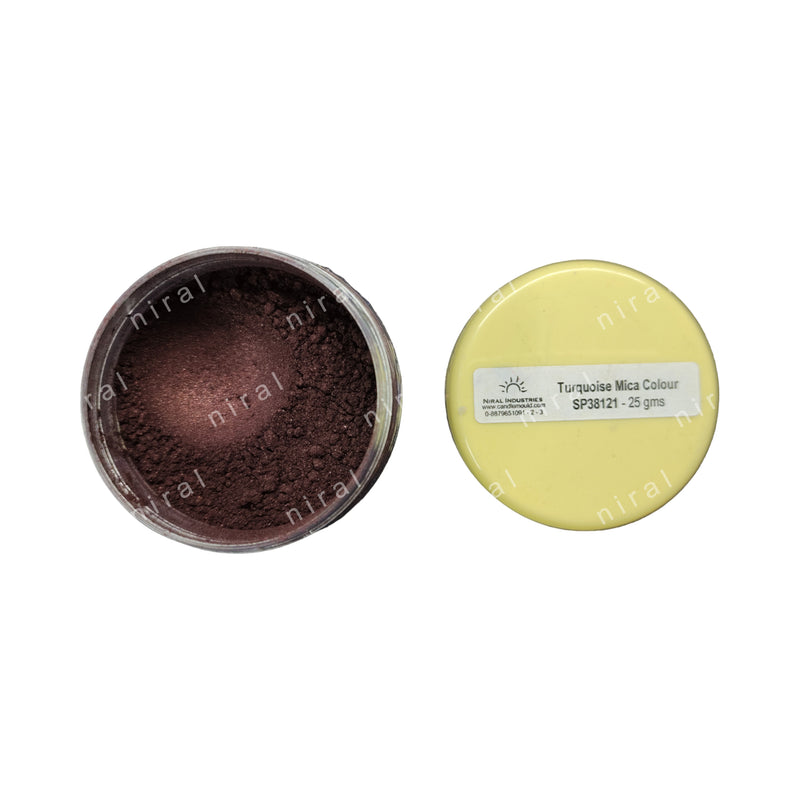 Turquoise Mica Colour Candle, Soap, Resin Craft Niral Industries
