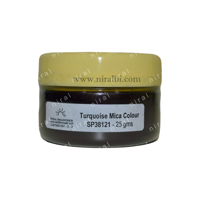 Turquoise Mica Colour Candle, Soap, Resin Craft Niral Industries