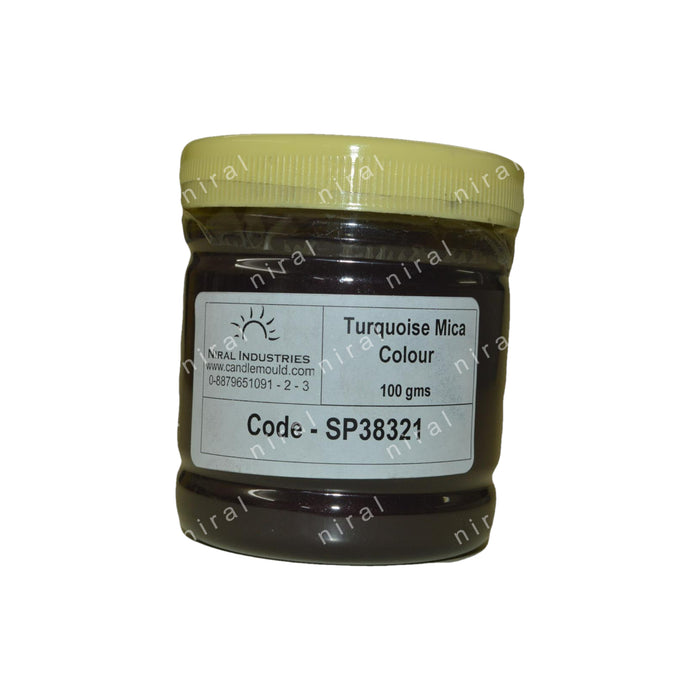 Turquoise Mica Colour Candle, Soap, Resin Craft Niral Industries